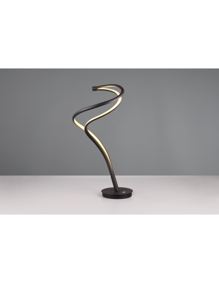 Trio Nala – Lampe à poser élégante, LED SMD 17W, dimmable, noir mat, haute efficacité