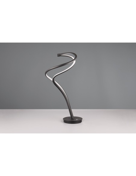 Lampe de table LED 17W, dimmable, noir mat – Trio Select - Nala