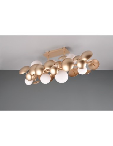 Trio Bubble – Plafonnier moderne avec design inimitable, 8xG9 LED, économie d’énergie