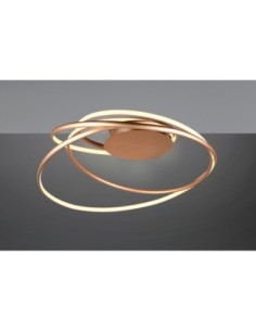 Trio Nala – Plafonnier LED 57W, design incurvé doré, 6800lm, variateur intégré, lumière multitempérature 2