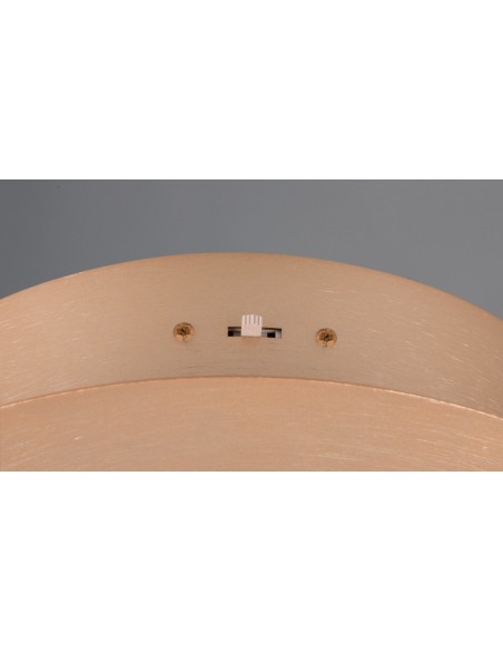 Plafonnier 1xLED, 57W, 6800lm, 2300+3000+4000K, doré – Trio Select - Nala