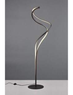Trio Nala – Lampadaire LED design incurvé, 46W, 5500lm, 2300-4000K, variateur tactile, noir mat 2