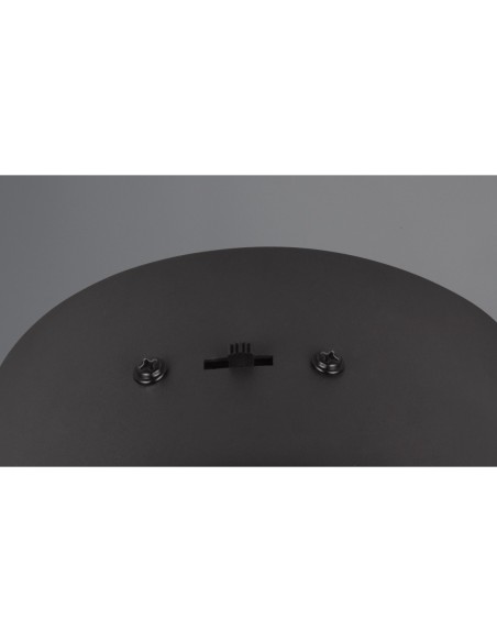 Suspension 5xLED intégrée 8W, noir mat et café, variateur 3 niveaux – Trio Select - Orbit