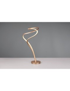 Trio Nala – Lampe de table LED design incurvé, 17W, 1900Lm, 2300-4000K, doré 2