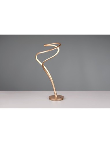 Trio Nala – Lampe de table élégante LED, variateur tactile, 17W, doré