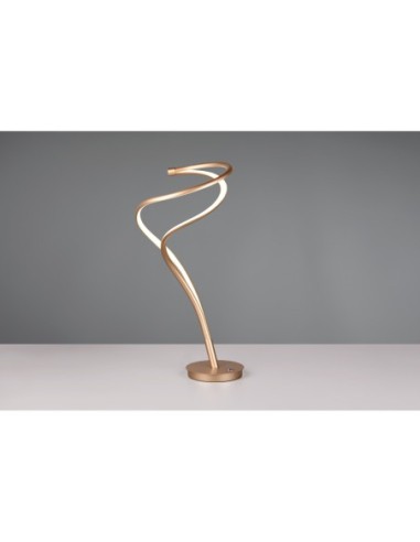 Trio Nala – Lampe de chevet LED moderne, 17W, 1900Lm, doré, dimmable et multitempérature