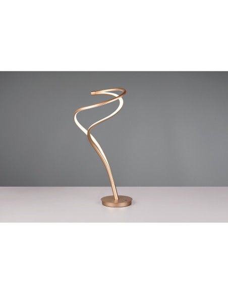 Trio Nala – Lampe de chevet LED moderne, 17W, 1900Lm, doré, dimmable et multitempérature