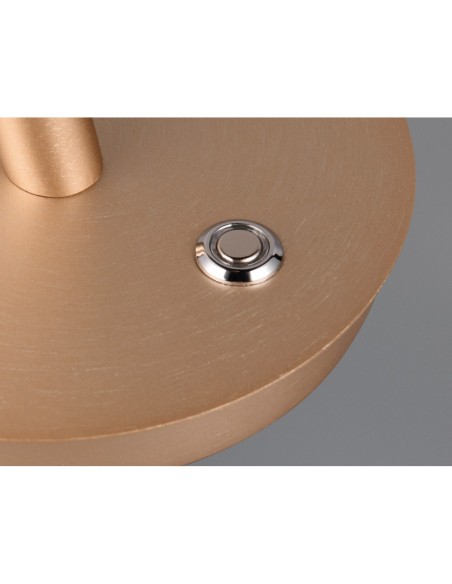 Lampe de table Led, métal doré, variateur tactile – Trio Select - Nala
