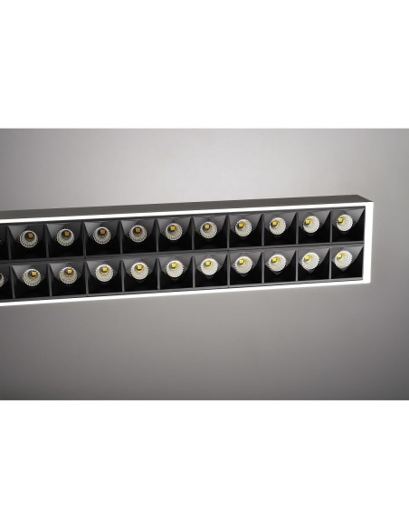 Suspension Led pour table de réunion Office Three blanc - Deko Light Leluminaireled.com