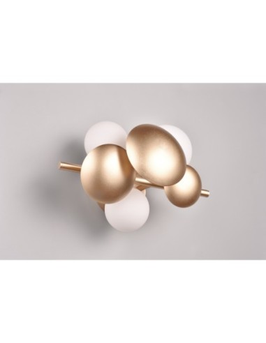 Applique murale 3xG9,  Métal doré et verre – Trio Select - Bubble