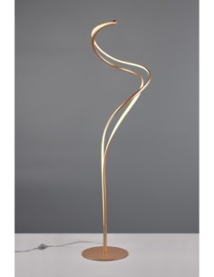 Trio Nala – Lampadaire LED design incurvé, 46W, 5500Lm, 2300-4000K, doré 2