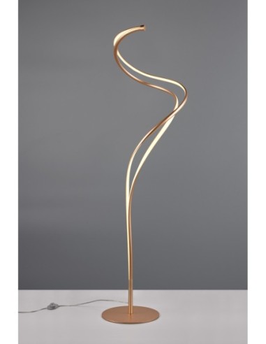 Trio Nala – Lampadaire LED moderne, variateur tactile, 46W, 5500Lm, doré