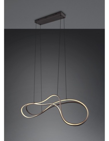 Trio Select Nala – Suspension LED moderne, dimmable, 57W, 6800Lm, 3 températures de couleur