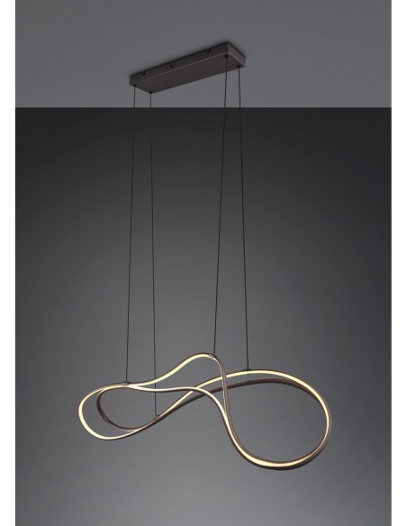 Trio Select Nala – Suspension LED moderne, dimmable, 57W, 6800Lm, 3 températures de couleur