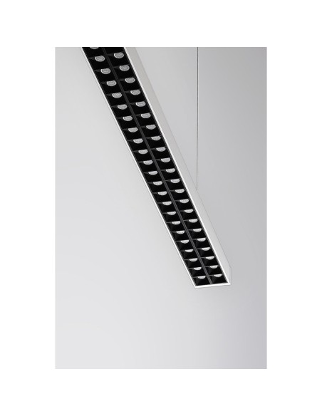 Suspension Led pour table de réunion Office Three blanc - Deko Light Leluminaireled.com