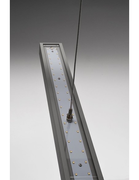 Suspension Led pour table de réunion Office Three gris - Deko Light Leluminaireled.com