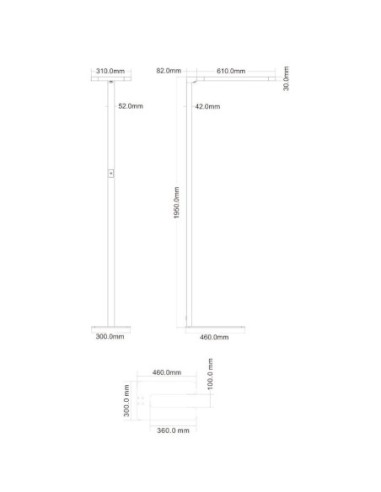 Lampadaire de bureau Office One Motion - Deko Light Leluminaireled.com