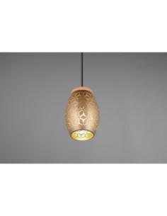 Suspension Bidar couleur café de TRIO , 1XE27 max 28W 2