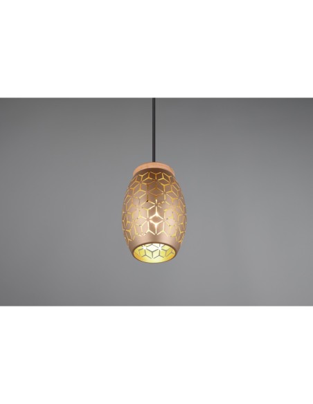 TRIO- Bidar suspension 1XE27 avec 28W maximum couleur café