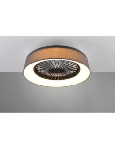 Plafonnier ventilateur FARSUND LED gris moderne 48,5 cm 2