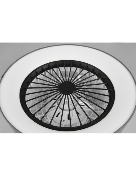 Plafonnier ventilateur FARSUND LED 30W gris