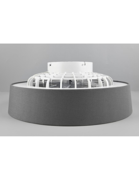 Plafonnier ventilateur FARSUND LED 30W gris
