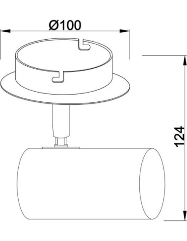 Plafonnier/applique Led Indi I - Deko Light Leluminaireled.com