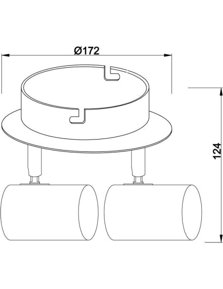Plafonnier Led Indi II - Deko Light Leluminaireled.com