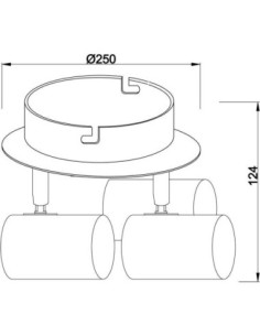 Plafonnier/applique Led Indi III - Deko Light Leluminaireled.com 2