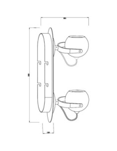 Plafonnier Led Centauri II chrome  - Deko Light Leluminaireled.com 2
