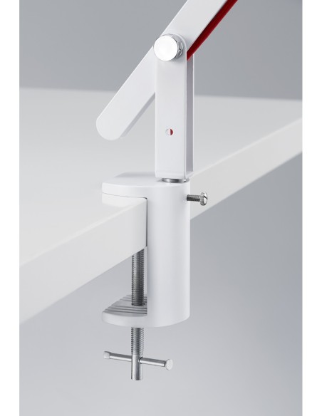 Trio Amsterdam – Lampe de bureau LED, 5W, 500Lm, blanc, hauteur réglable