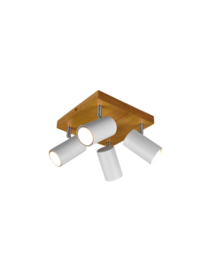 Trio Marley – Spot 4xGU10 max. 35W, blanc mat, métal