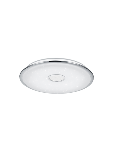 Trio Osaka – Plafonnier LED 91,5W, 11000lm, 3000–5500K, dimmable, télécommande, Ø65 cm, design moderne