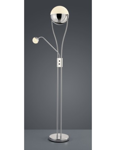 Trio Chris – Lampadaire LED 18W, 2000lm, 3000K, hauteur 180 cm, lumière chaude et moderne
