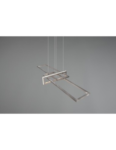 Suspension LED 34W 3000K 4200lm  nickel mat - Trio - Salinas