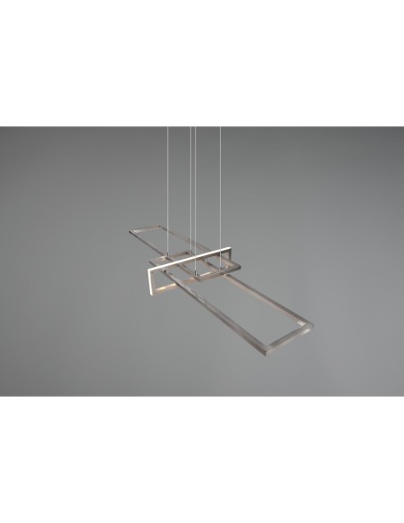 Suspension LED 34W 3000K 4200lm  nickel mat - Trio - Salinas
