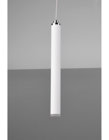 Suspension 11x LED 2,8W 350Lm 3000K, Blanc mat, avec variateur - Trio - Tubular
