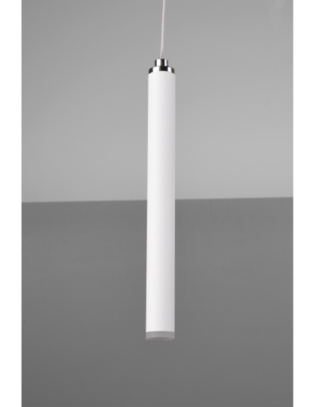 Suspension 11x LED 2,8W 350Lm 3000K, Blanc mat, avec variateur - Trio - Tubular
