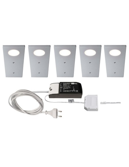 Kit 5 spots pour meuble cuisine et salle de bain Fine II  - Deko Light Leluminaireled.com
