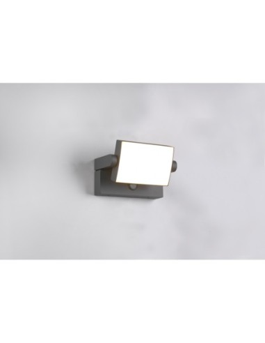 Trio Kansas - Applique LED 10W Détecteur Mouvement 1000Lm 3000K Anthracite