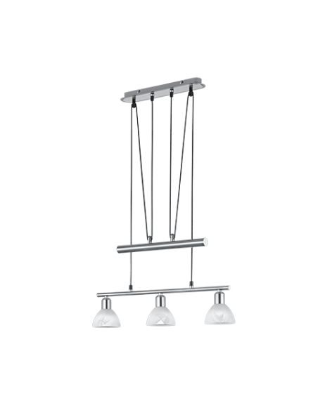 Trio Levisto - Suspension LED 3xE14 avec hauteur réglable, 3000K