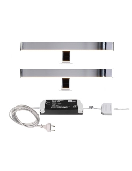 Applique Led dessus de miroir Spiegel Line II x 2 - Deko Light Leluminaireled.com