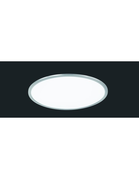 Trio Phoenix - Plafonnier LED bord nickel mat avec variateur externe