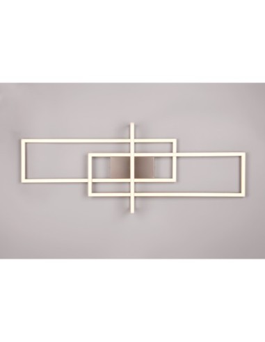 Plafonnier LED 1x34W – 3900lm, 3000K – 100 x 40 cm – Trio – Salinas intérieur | Trio