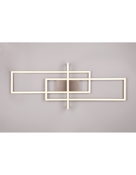 Plafonnier LED 1x34W – 3900lm, 3000K – 100 x 40 cm – Trio – Salinas