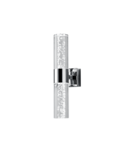 Trio Bolsa - Applique murale LED chromée avec effet bulle, IP44