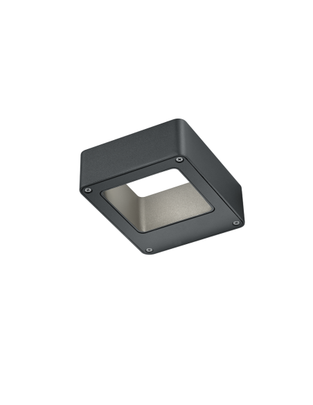 Trio Reno – Applique murale LED anthracite avec faisceaux lumineux vers le haut et le bas