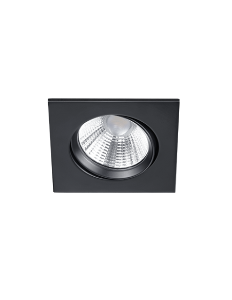 Spot encastrable Led orientable 345lm 3000K noir mat  - Trio - Pamir