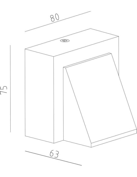 Applique extérieure de balisage Agudo II Single - Deko Light Leluminaireled.com
