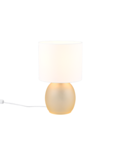 Lampe de table Led 1xE14, max. 10W, Blanc, Ambre - Trio - Vela